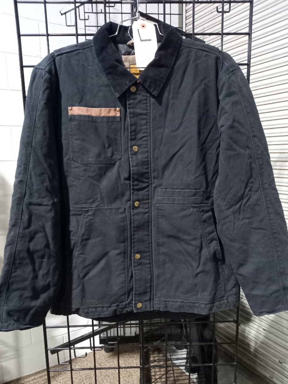 Men's Canvas Concealed Carry Jacket - Black | Large